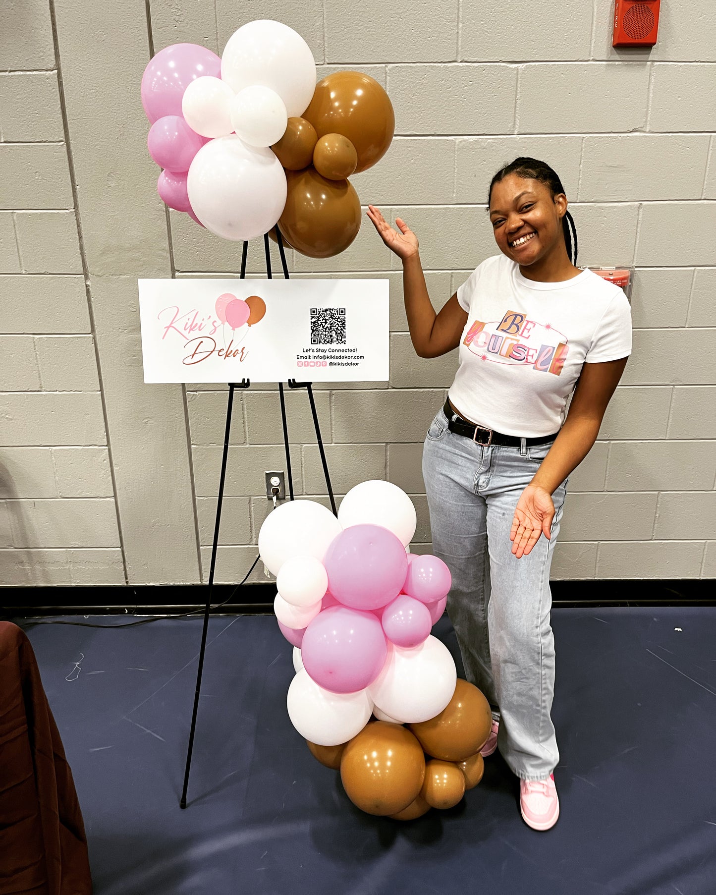 Pink Be Yourself Baby Tee