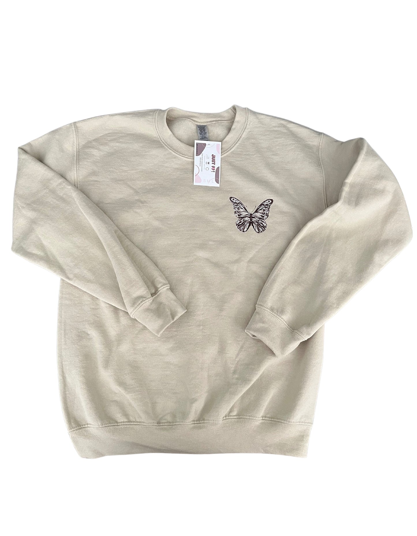 Tan New Beginnings Crewneck