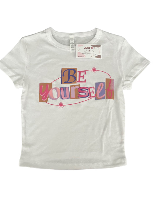 Pink Be Yourself Baby Tee